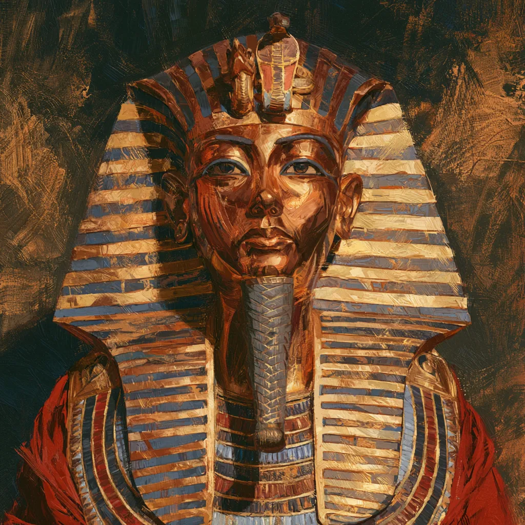Illustration of Tutankhamun