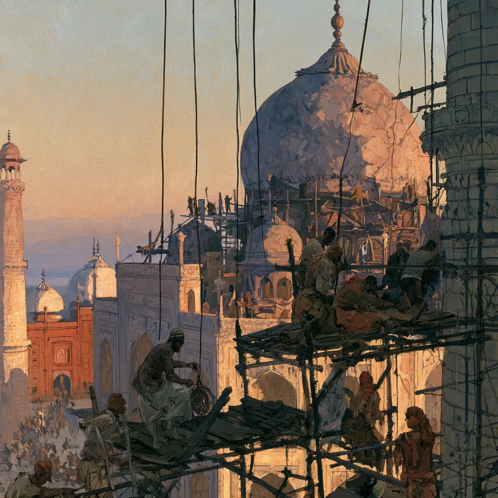 The Building of the Taj Mahal