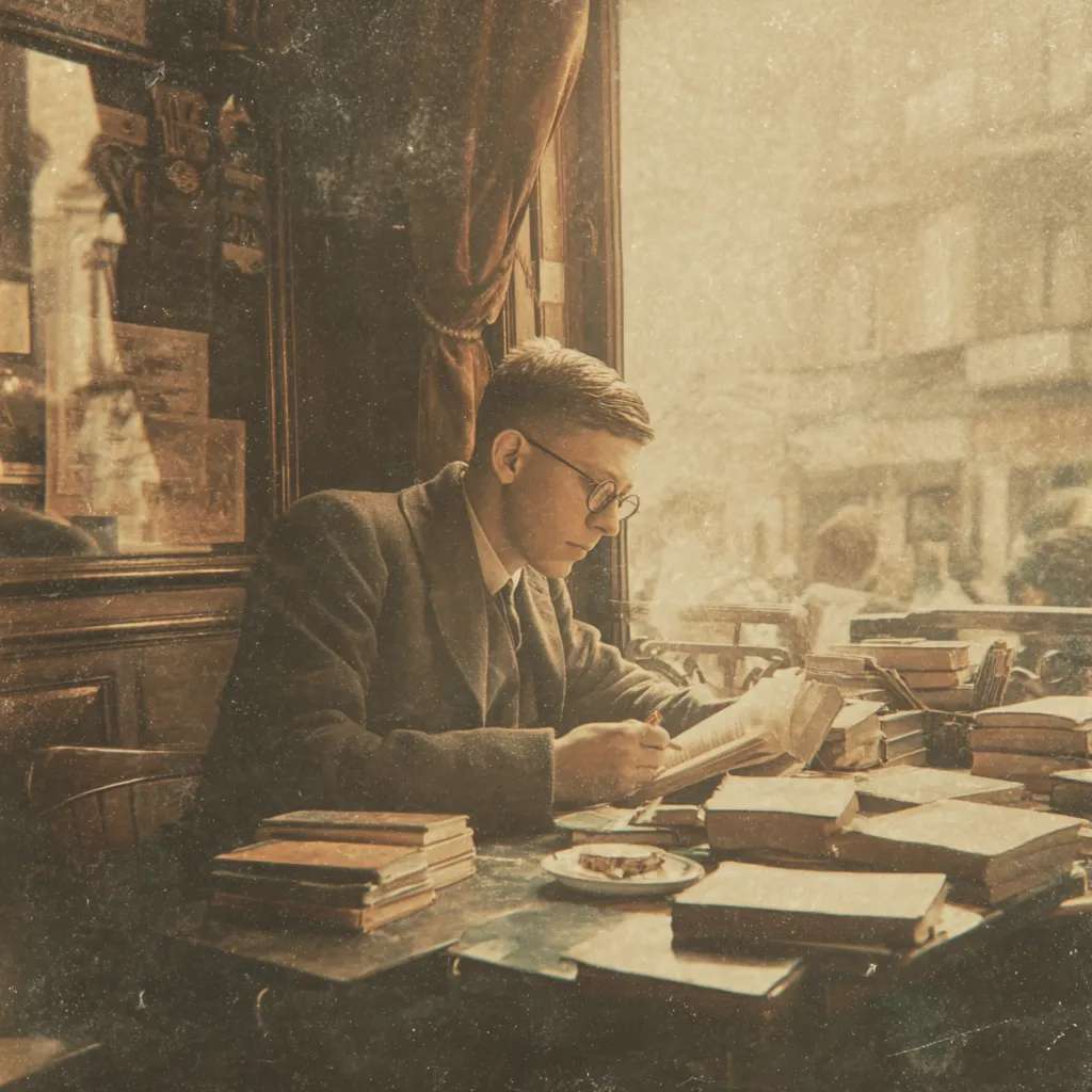 Illustration of Jean-Paul Sartre
