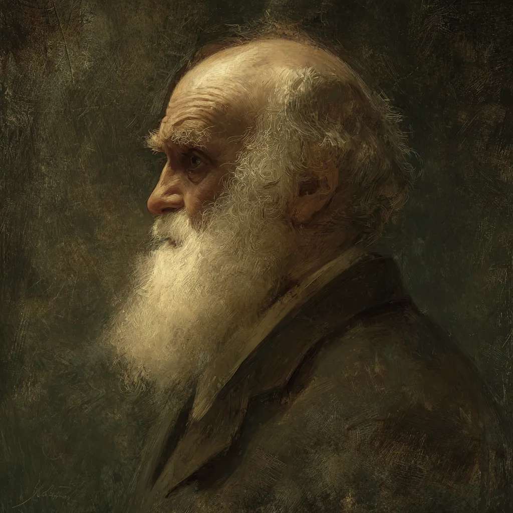Illustration of Charles Darwin
