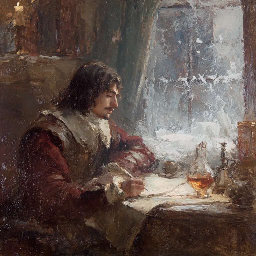 Illustration of René Descartes