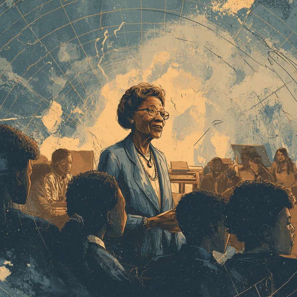 Illustration of Gladys West