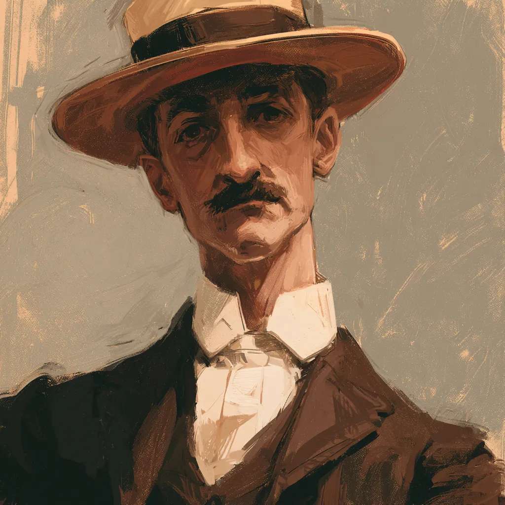 Illustration of Orville Wright