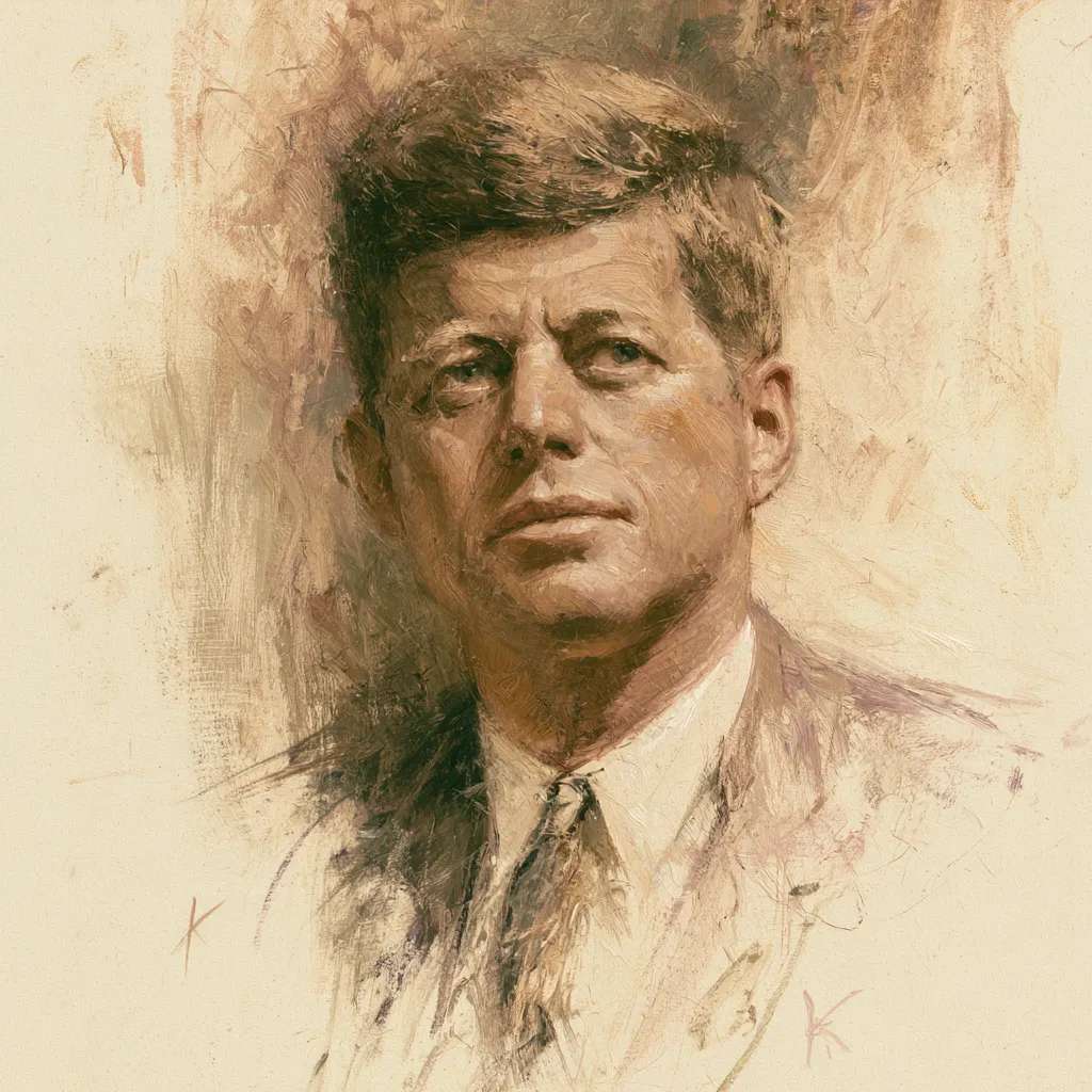 Illustration of John F. Kennedy