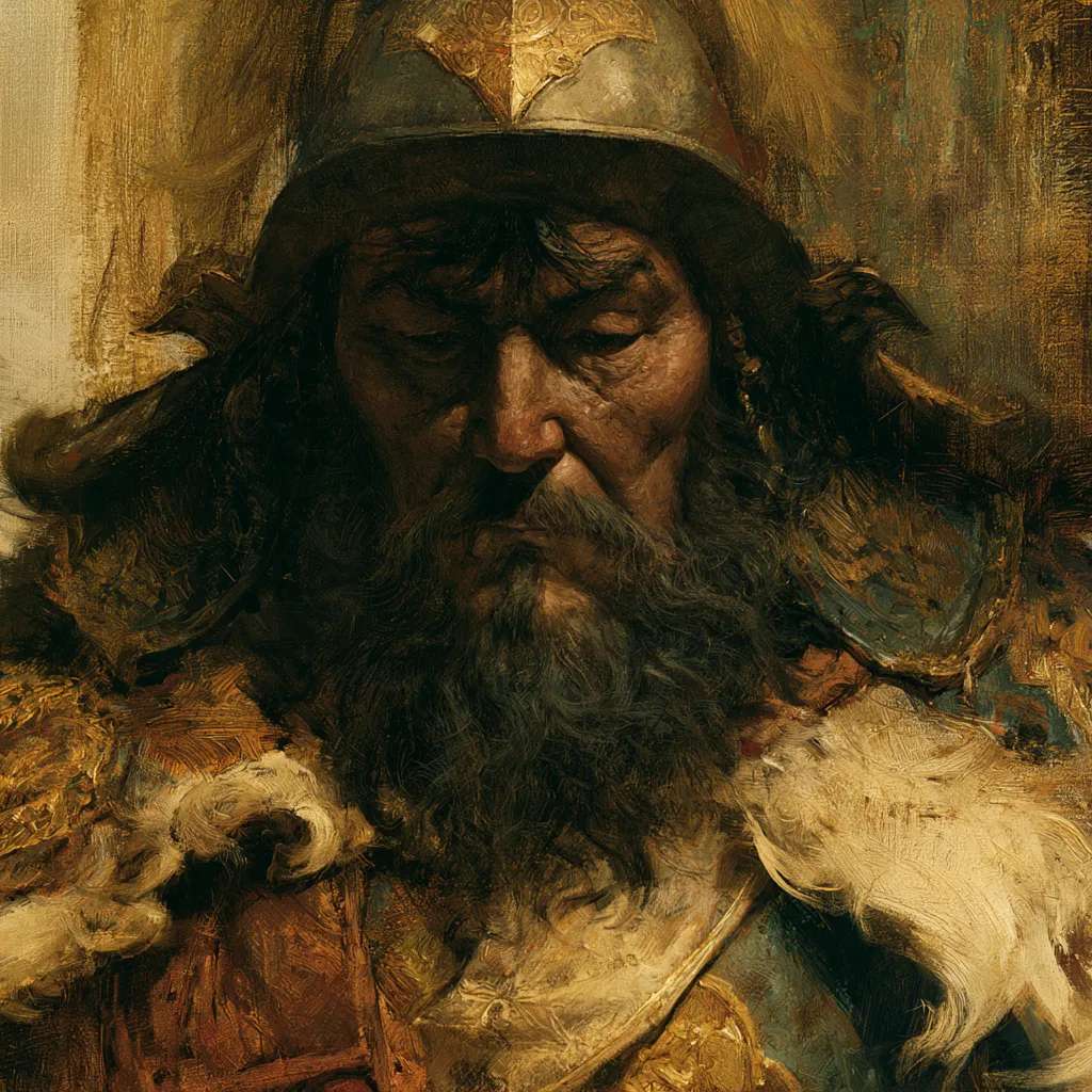 Illustration of Genghis Khan