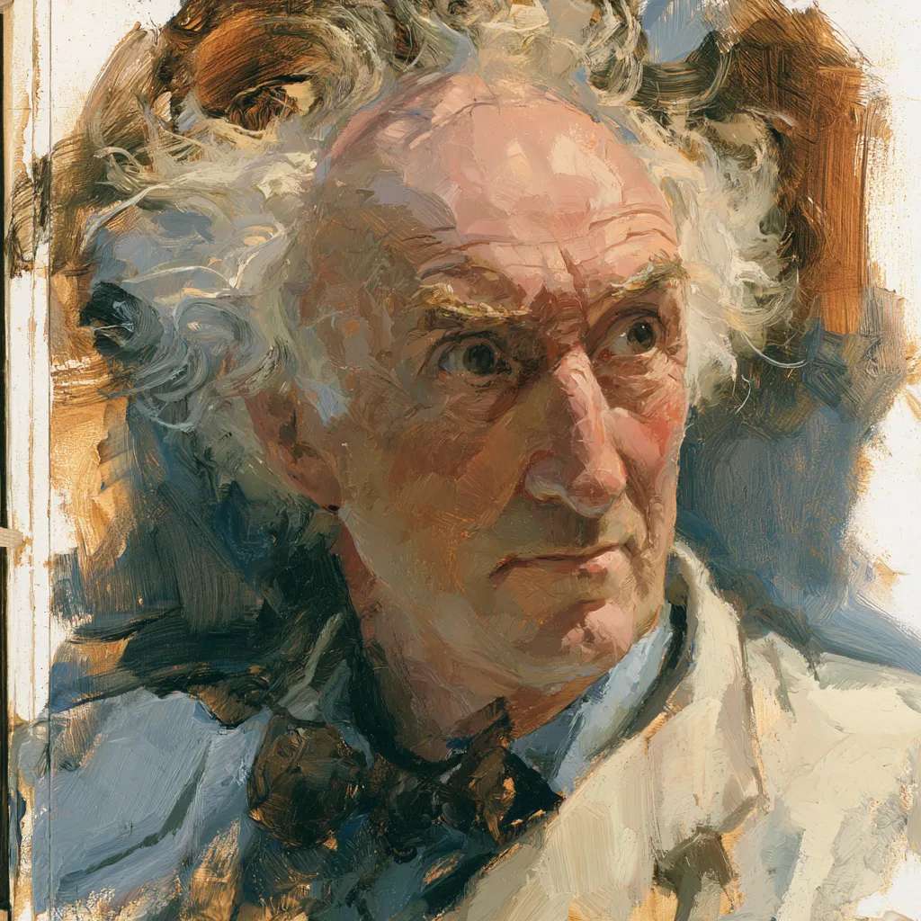 Illustration of Francis Crick