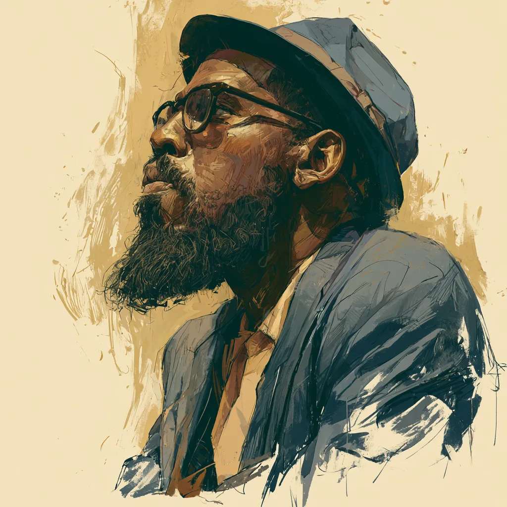Illustration of Thelonious Monk
