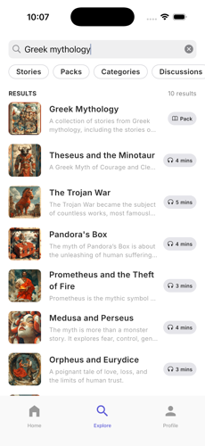 Search on iPhone